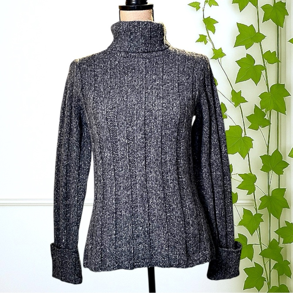 Old Navy Heather Gray Turtleneck Sweater Size S